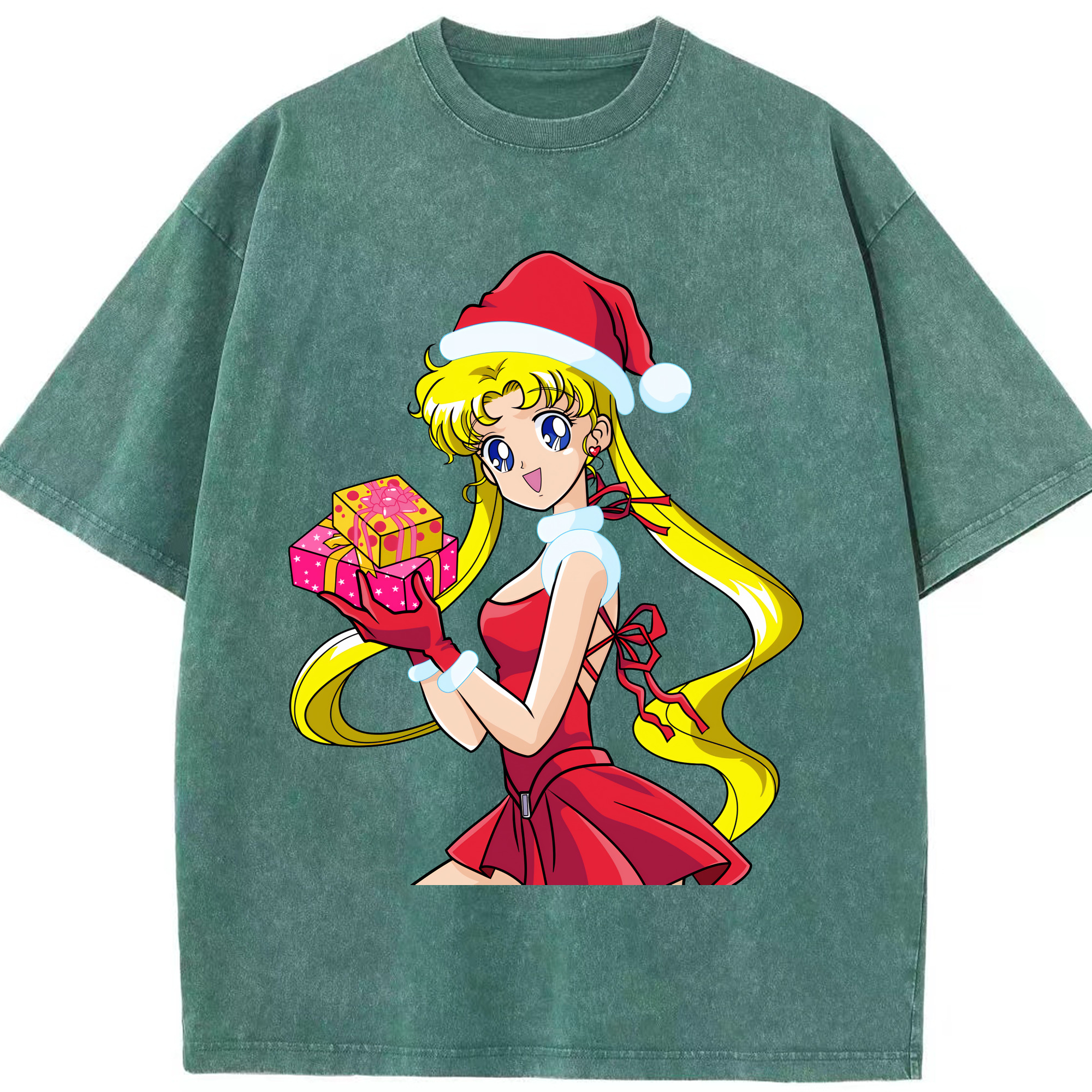 （画像用） 美少女戦士セーラームーン 月野 うさぎ つきの うさぎ Sailor Moon Tsukino Usagi 綿100% ヴィンテージ風 半袖Tシャツ（フロントプリント）